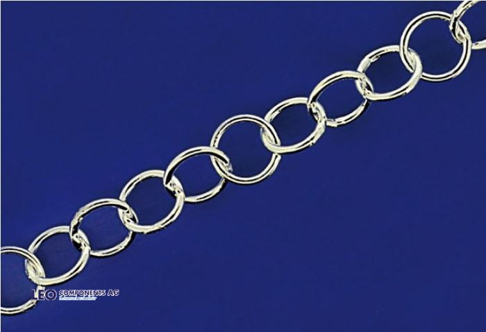 link chain round / loose (ø 7 mm) / 925 silver 1