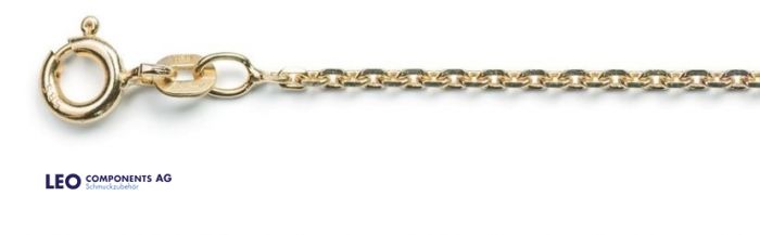 chaînes d’ancrage (diamantées) Ø 1,7 mm / 14ct  l'or