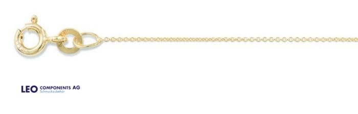 chaînes d’ancrage (rond) Ø 0.5 mm / 14 ct l'or 