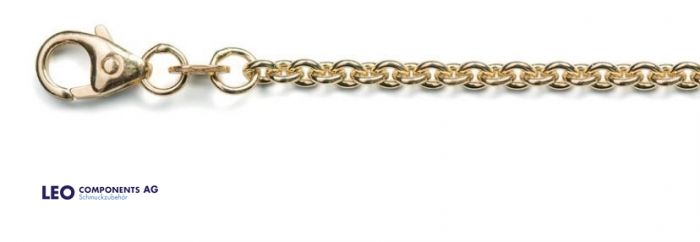 chaînes d’ancrage (rond) Ø 2,3 mm /14 ct l'or