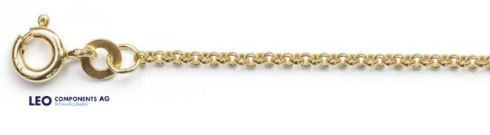chaînes d’ancrage Ø 1,3 mm / 8 ct l'or