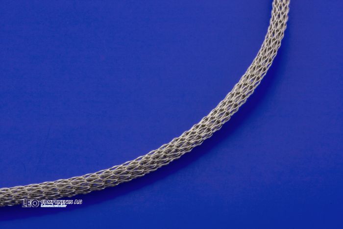 mesh chain with bajonet clasp / stainless steel (ø 3 mm)