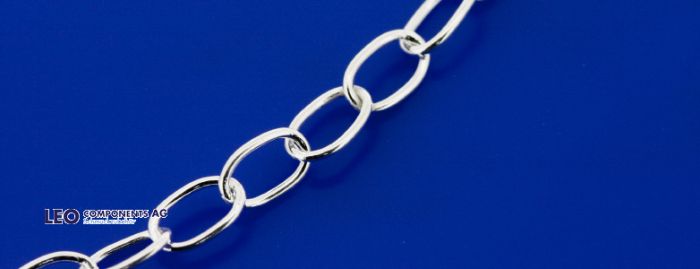 link chain oval / loose (ø 5.5 x 3.5 mm) / 925 silver
