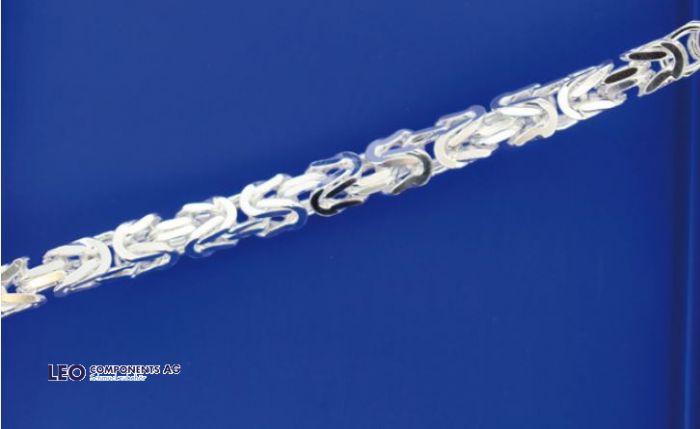 byzantine chain with lobster clasp ( Ø 2.7mm ) / 925 silver