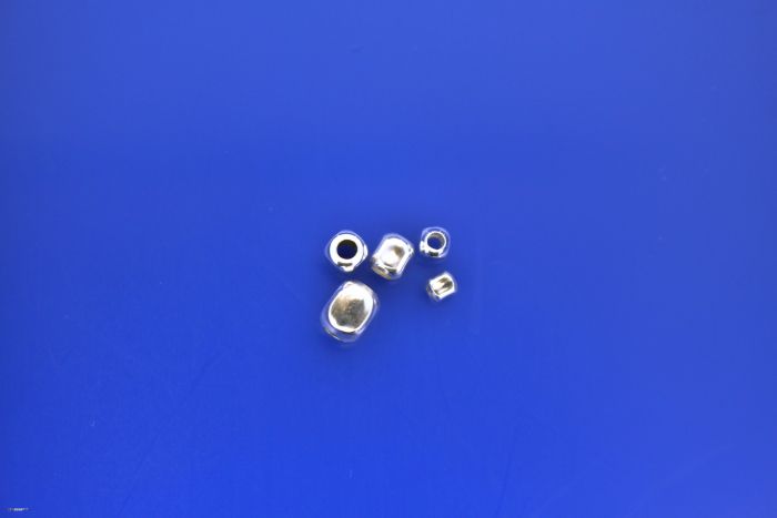 beads polygonal / 925 silver