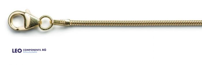 chaînes serpent Ø 1,2 mm / 14ct l'or