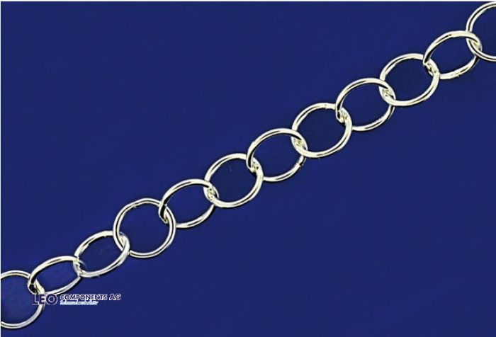 link chain with lobster clasp (ø 4.3 mm) / 925 silver