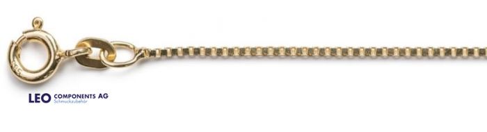  chaînes de venise Ø 0,9 mm / 8 ct l'or