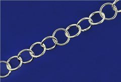 link chain round / loose (ø 7 mm) / 925 silver 1