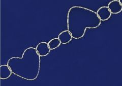 fantasy chain / loose (ø 17x14/7x7 mm) / 925 silver