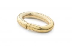 Biegering oval (offen) / Gold