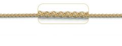rope, endless / 14ct gold