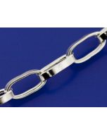 chaîne fantaisie avec fermoir à mousqueton (ø7.7x3.7mm) / argent 925